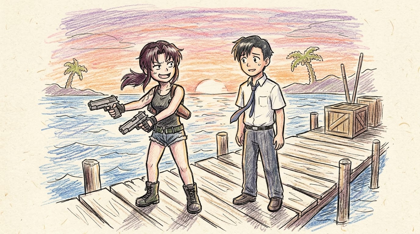 【BLACK LAGOON】レヴィ・ロック・エダ外伝の今後と作品の終着点を語る