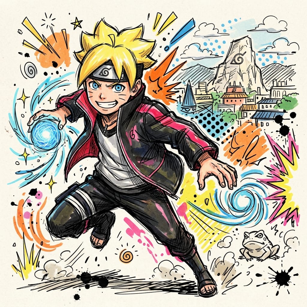 【BORUTO -ボルト-】【ネタバレ注意】ナルトを弱体化させてボルトに華を持たせる？大筒木の刺客とシカマルの扱いを語る