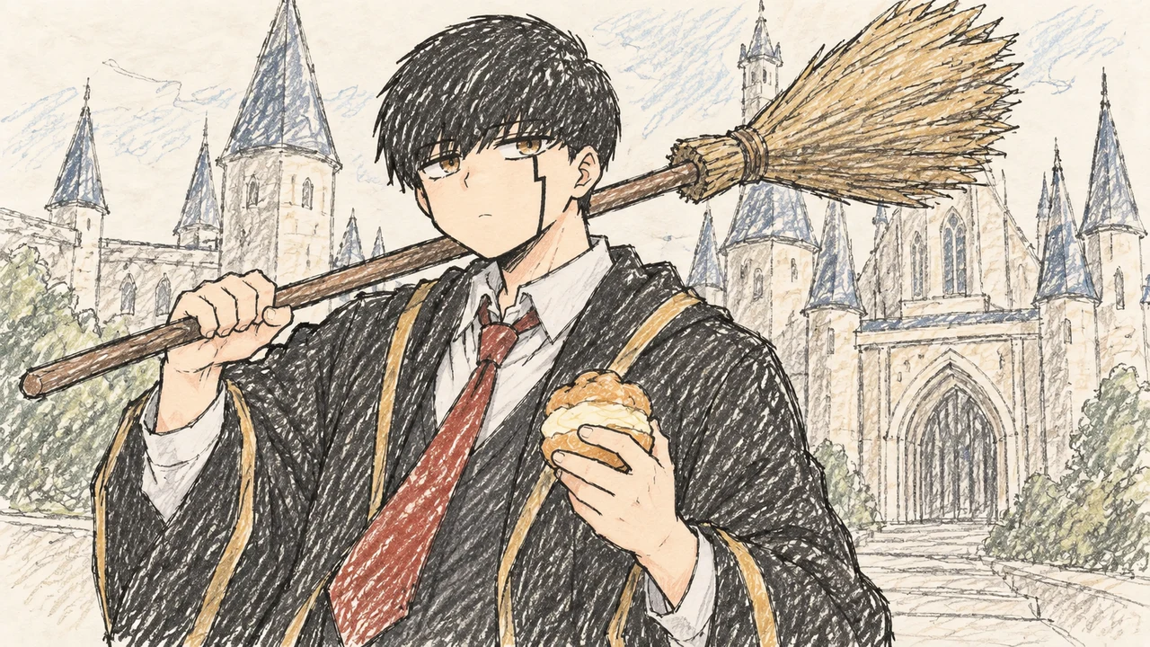 【マッシュル】見開きパンチで絵の印象が変わった！描き込みとギャグ顔の落差への反応