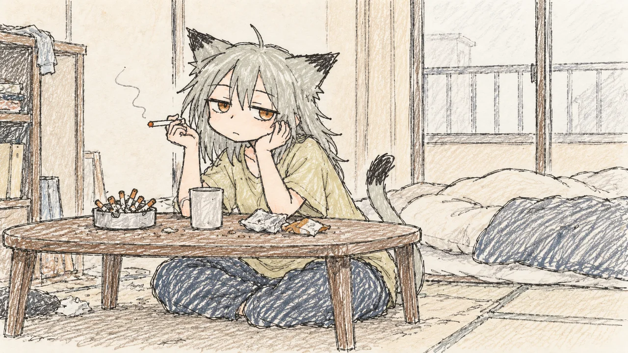 【ヤニねこ】タバコ600円時代のヤニカス描写に元喫煙者はどう反応？口臭・ポイ捨て・映画館の喫煙シーンを語る声